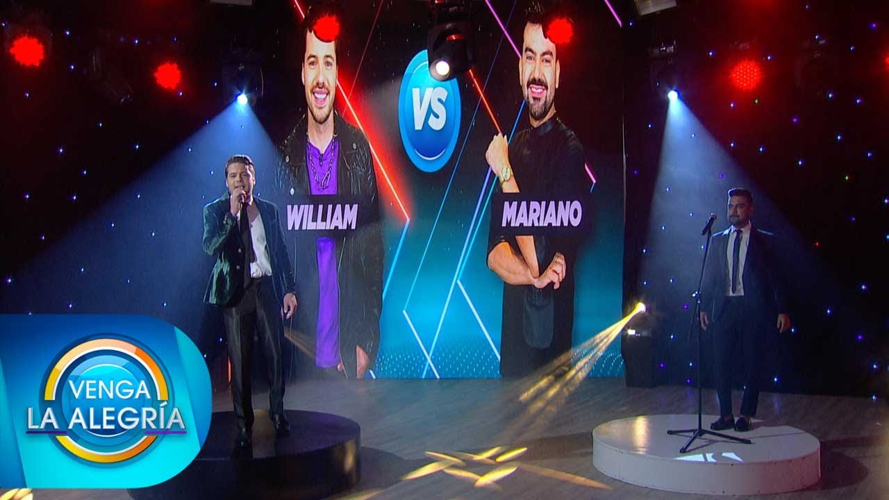 William Valdés y Mariano se enfrentan cantando 'Cuando baja la marea'. | Venga La Alegría