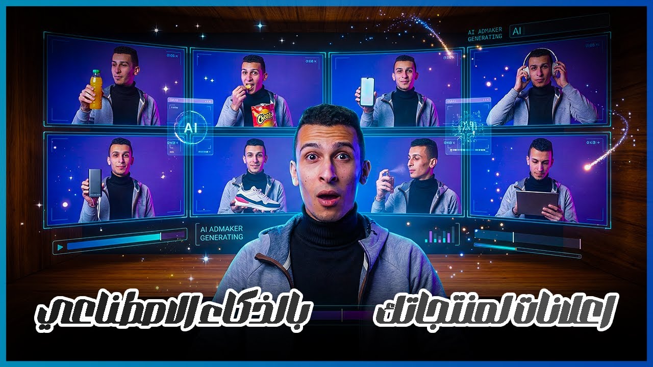الذكاء الاصطناعي عمل المستحيل! جرب ADMaker لصناعة فيديوهات إعلانية رهيبة