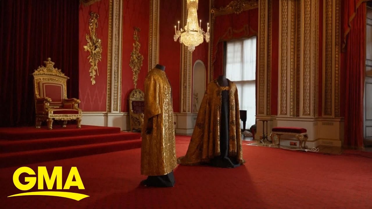 A first look at the coronation robes | GMA