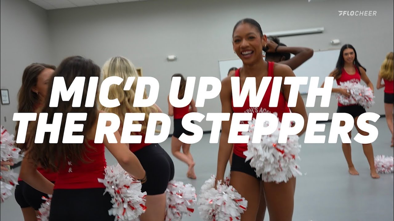 Mic'd Up - The SJA Red Steppers Learn DCC's Thunderstruck Dance