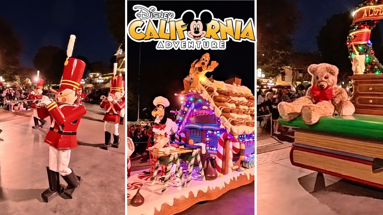 A Christmas Fantasy Parade Night Performance 2025 - Disneyland Christmas 4K