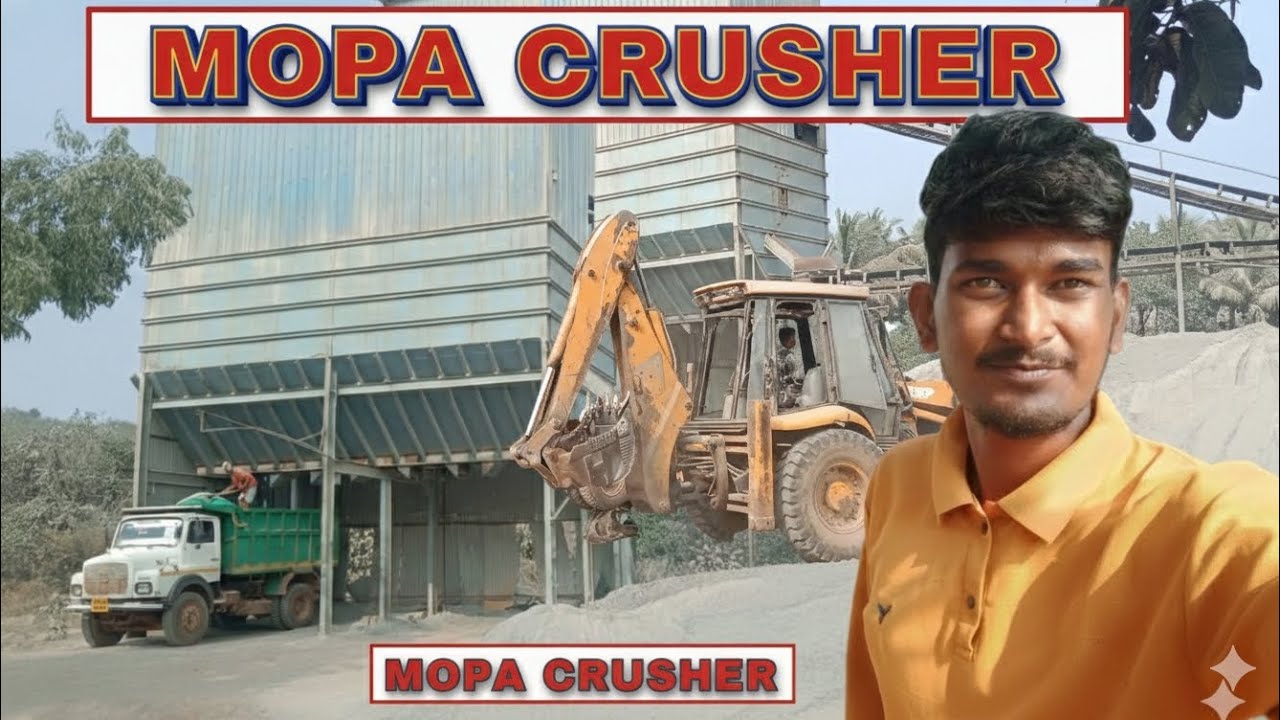 #How to make manufactured sand form crushing rock | Mopa Crusher #Goa 