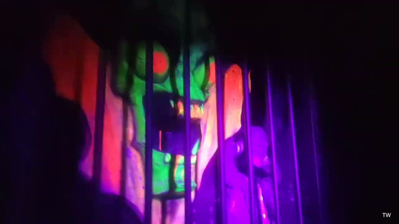 Ghost train ride at folly farm