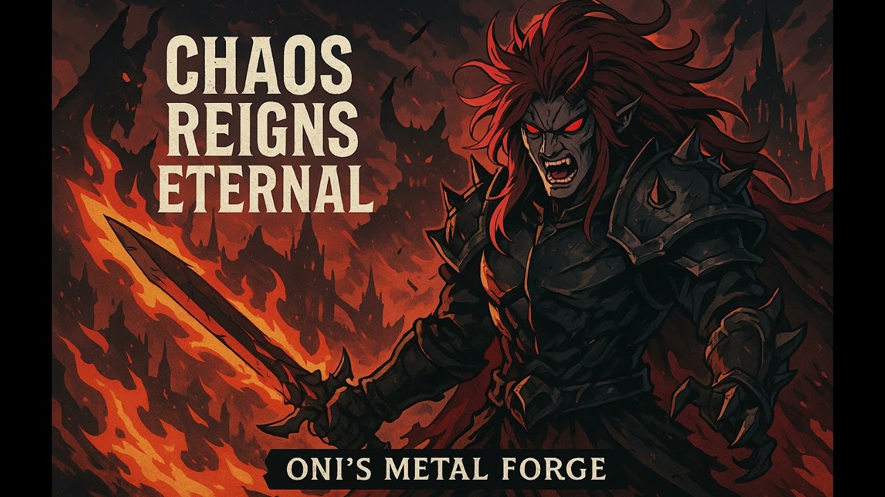 Chaos Reigns Eternal | Symphonic Blackened Nu Metal Fury (Official Track) 🔥🌑⚡💀🎻