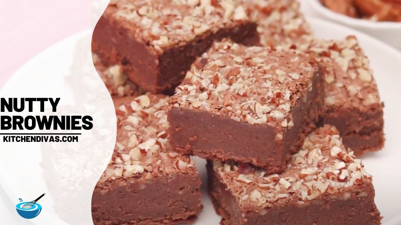 Mouthwatering Nutty Brownies With Condensed Milk