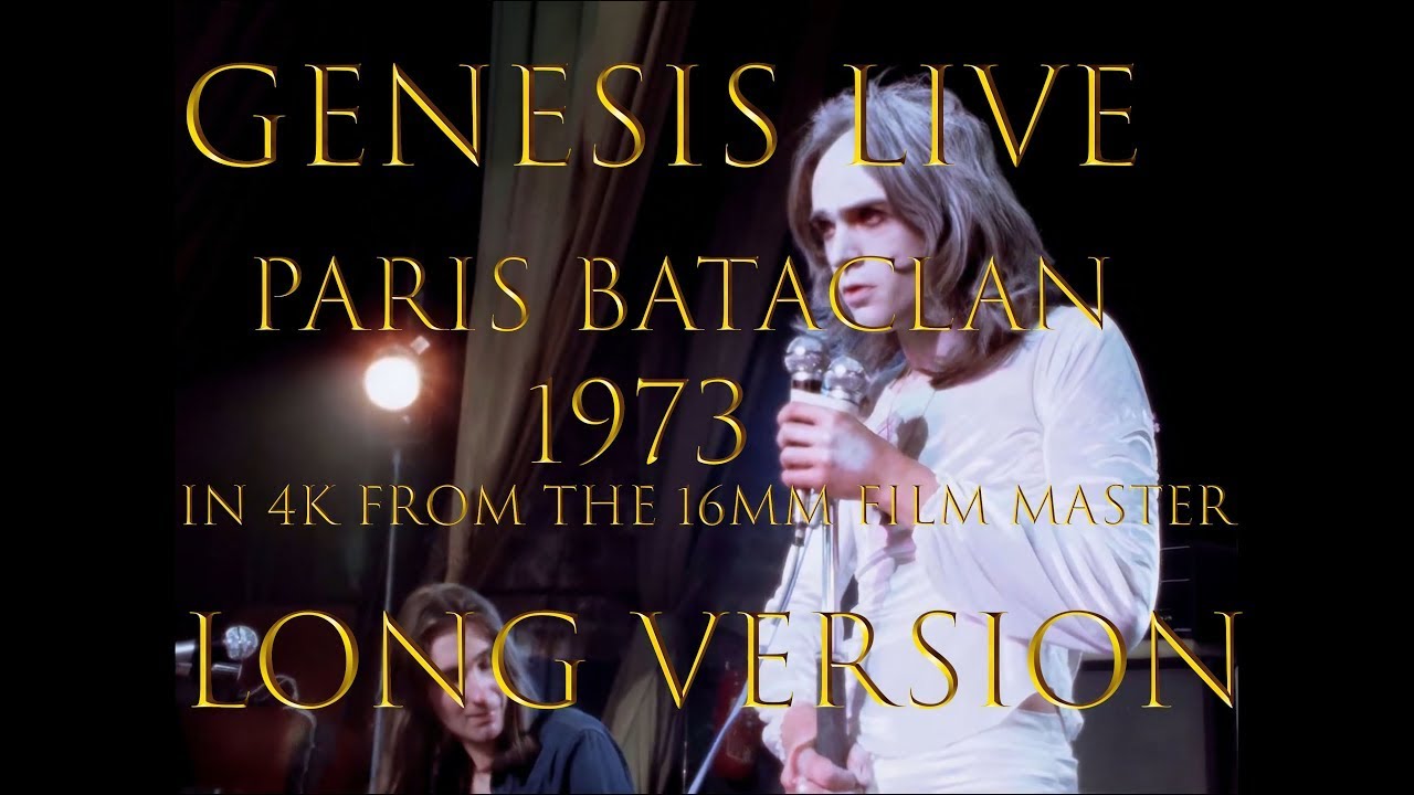 Genesis live, Paris Bataclan 1973  16mm master in 4k