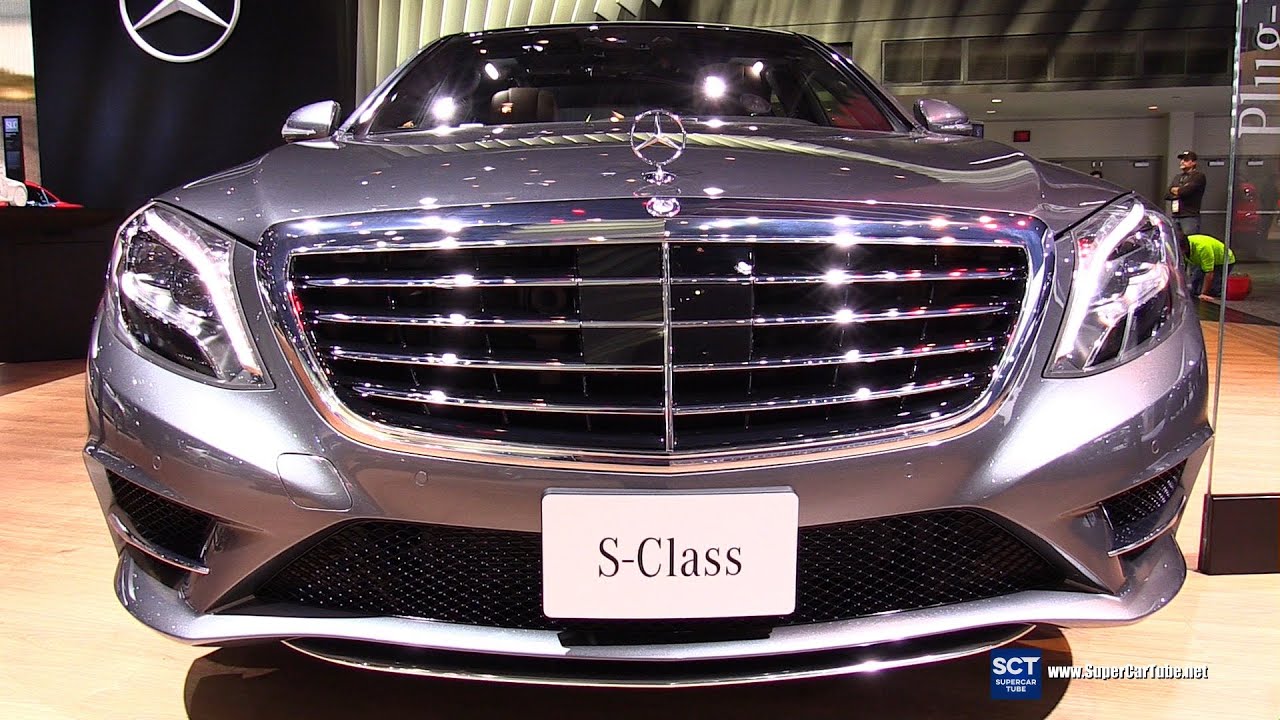 2016 Mercedes-Benz S-Class S550e Plug-in Hybrid -Exterior&Interior Walkaround-2016 Detroit Auto Show