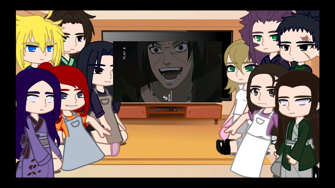 Past parents Naruto and his friends react/Реакция родителей Наруто и его друзей/my ay/моё ау