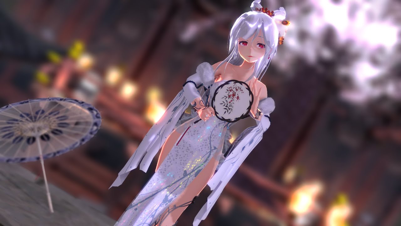 【千里邀月MMD】你的小仙子ヾ(ﾟ∀ﾟゞ) 风再大点儿吧！~何故撩拨我心弦『弱音Hkau』1080p60fps
