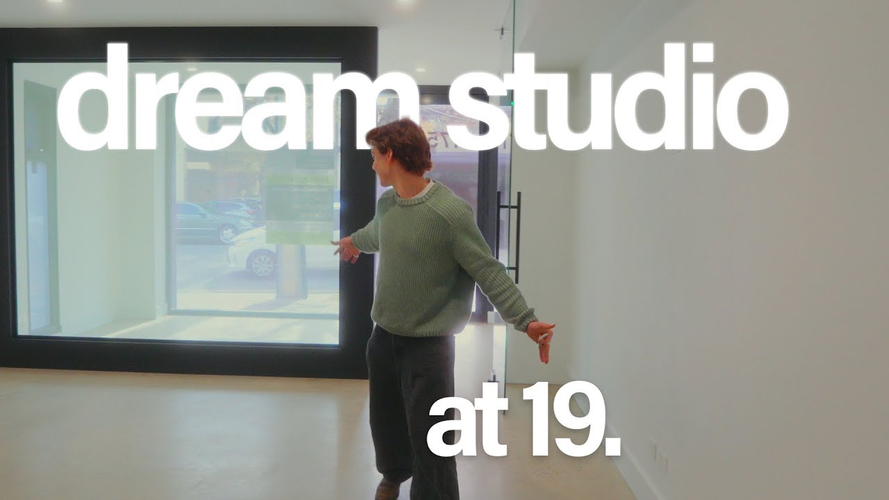 i finally got my dream studio in adelaide (at 19)