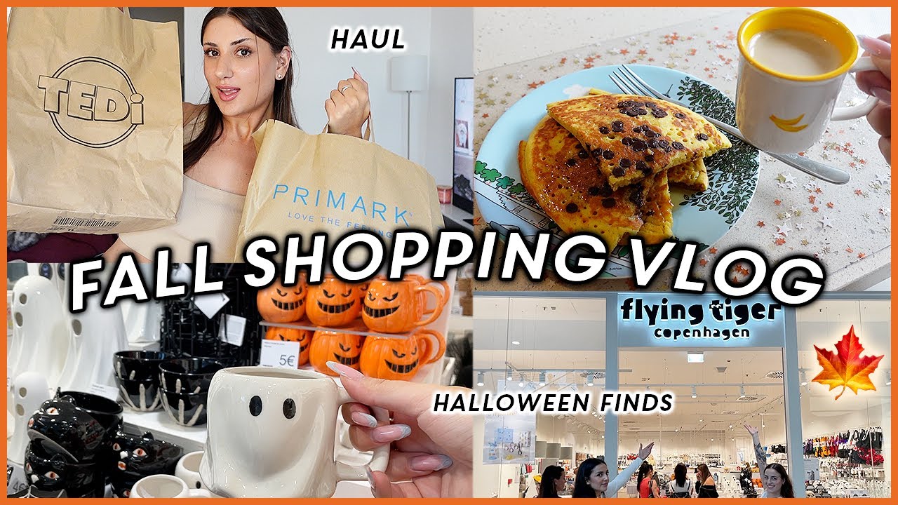 FACCIAMO SHOPPING PER L'AUTUNNO! 🍂 HAUL VLOG Primark, Tiger e TEDI 🎃