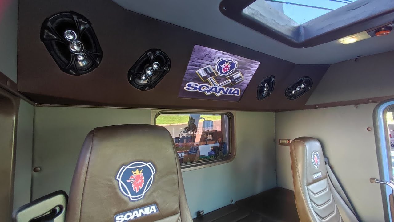 INTERNA DO SCANIA 113, TODA EM COURO! 😱