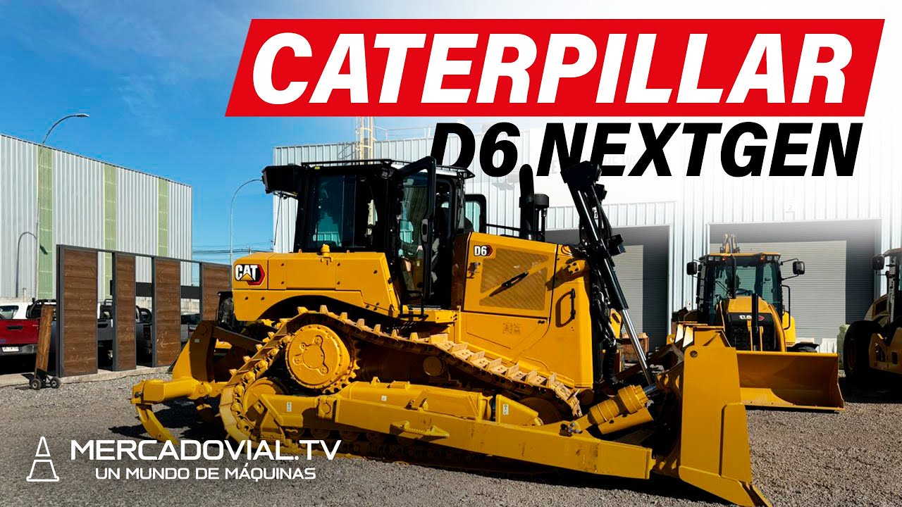 [CATERPILLAR] NUEVO Bulldozer D6 | Motor Cat C9.3B de 215HP Tier 4 Final | NextGen