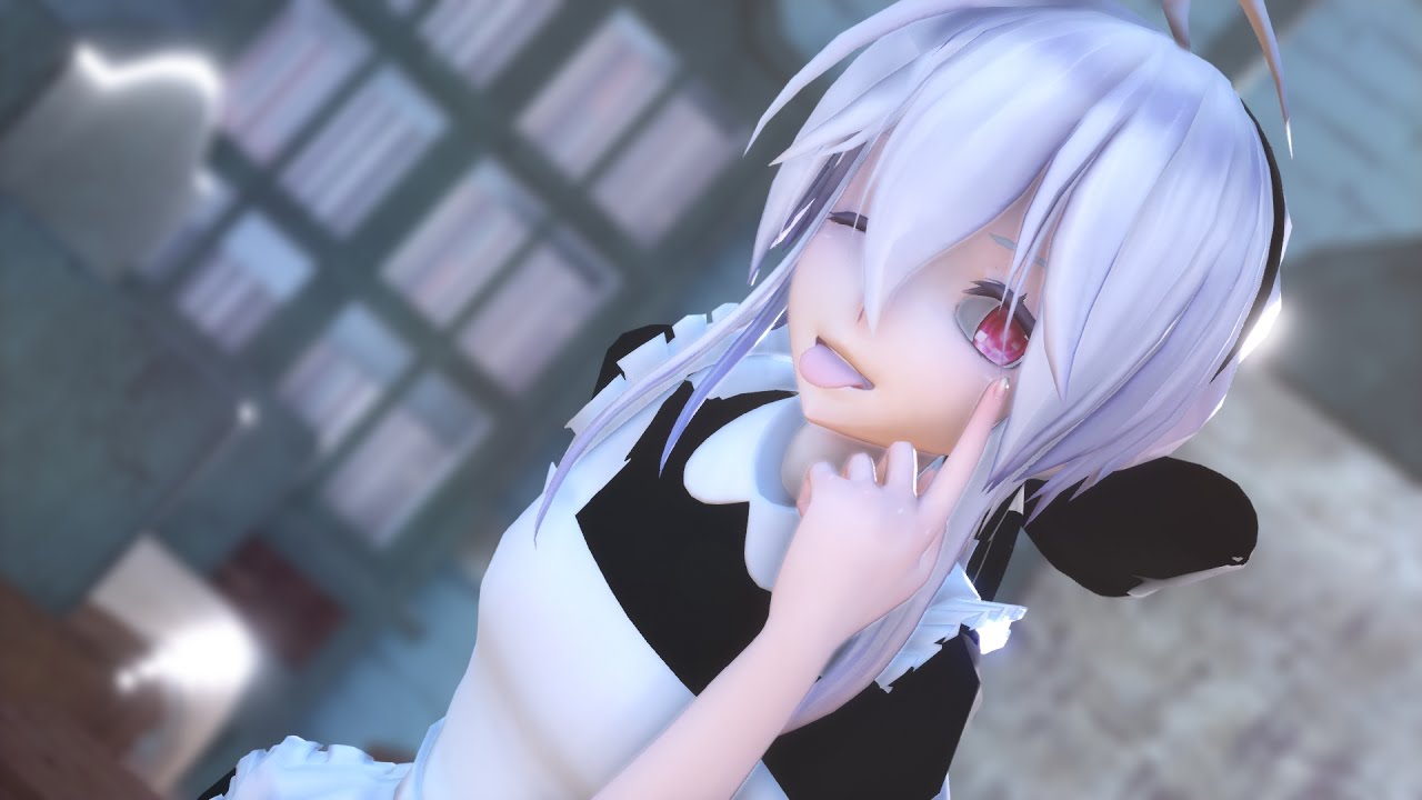 【MMD】おねがいダーリン/ Please, Darling - Tda Maid Haku HD 1080p