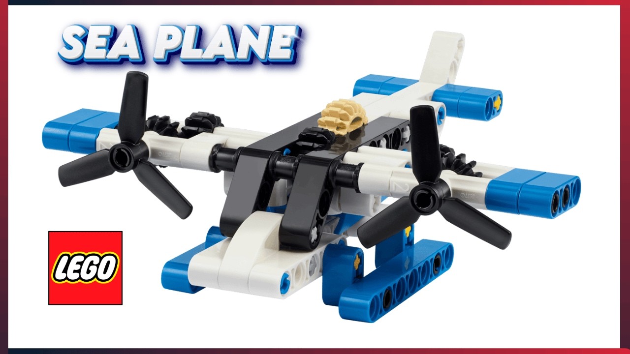 LEGO &ndash; White Seaplane &ndash; 30736 Speed Build