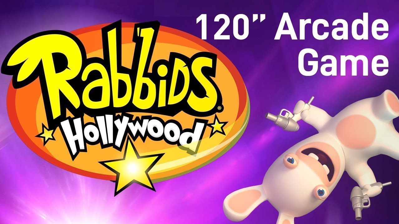 RABBITS HOLLYWOOD ARCADE (Light Gun Game) NO EMULATION.