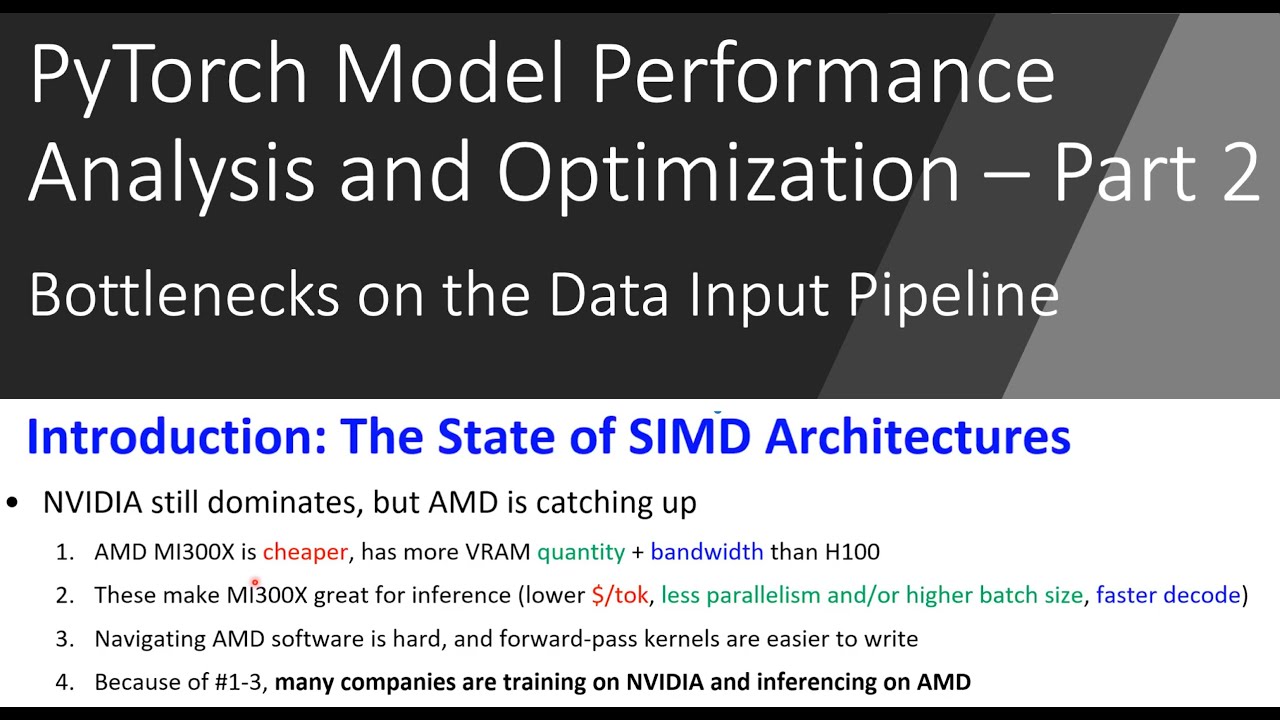 PyTorch Data Loader Tuning + GPU Cross-Architecture Optimizations: CUDA and AMD