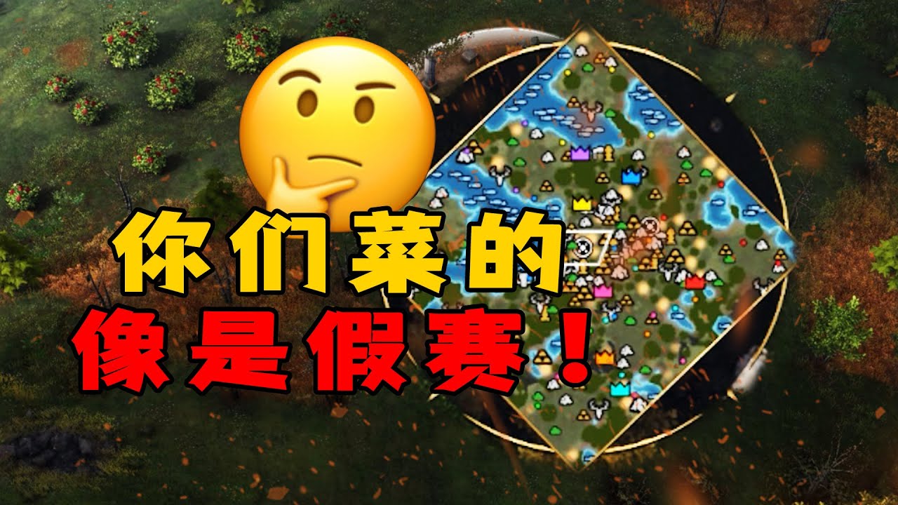 哥几个打假赛呢，整这么抽象？【帝国时代4牛仔杯第三期】