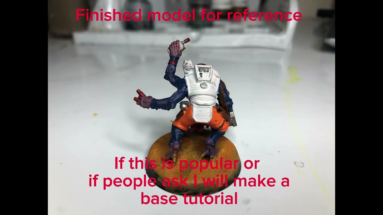 How to paint Warhammer Genestealer Cult Of The Rusted Claw #warhammer #warhammer40000 #genestealers