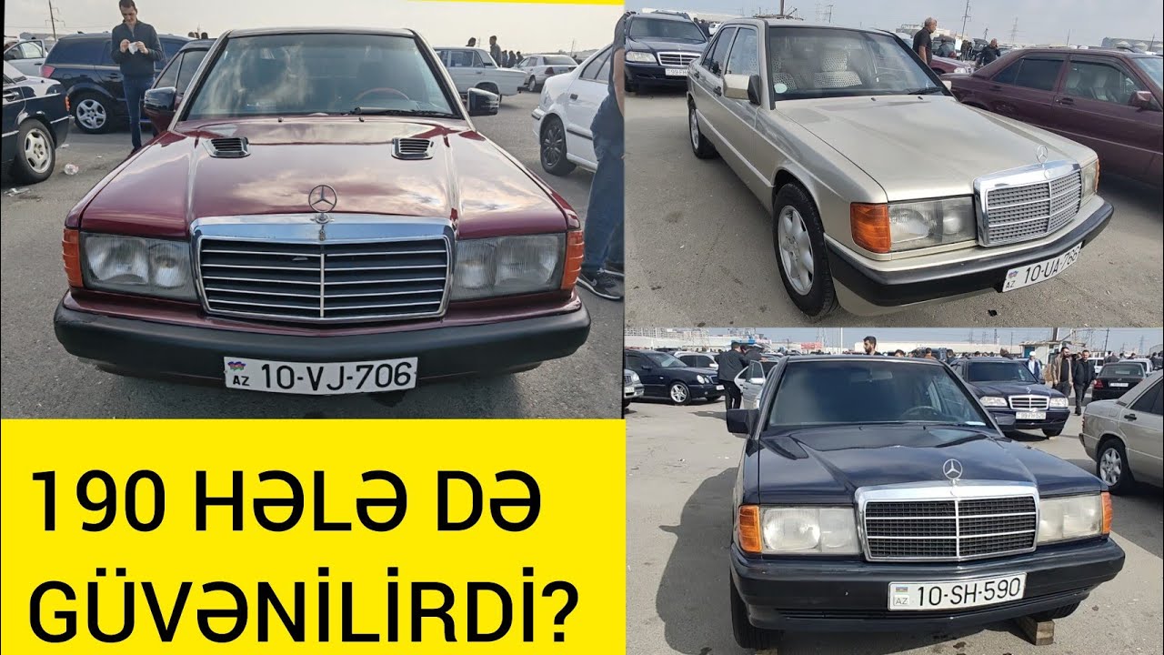 MAŞIN BAZARINDAN PROBLEMSİZ 190 qiymətləri - Mercedes 190E mersedes