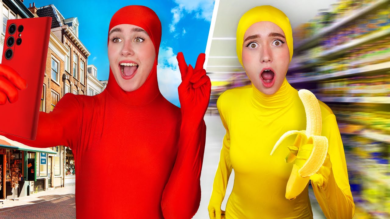 ALLES IN JOUW KLEUR CHALLENGE!😆 (MET STRAF)