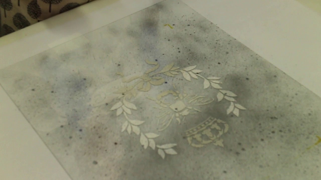 EFECTO ESPEJO CON CRISTAL/ Haz un espejo con plantilla personalizada!