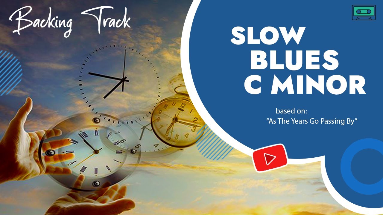 Slow Blues – C Minor | BACKING TRACK | As The Years Go Passing By