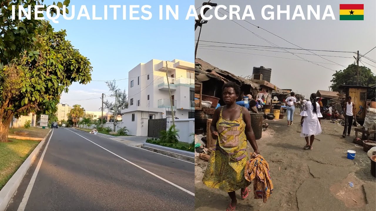 The two sides of Accra, Ghana [where the rich and the poor live]