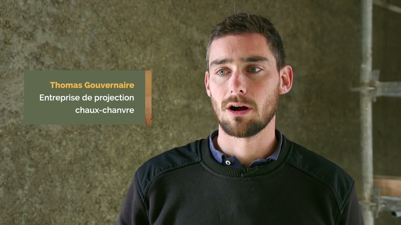 CF2B pr&eacute;sente:isoler au naturel:  b&eacute;ton de chanvre projet&eacute;