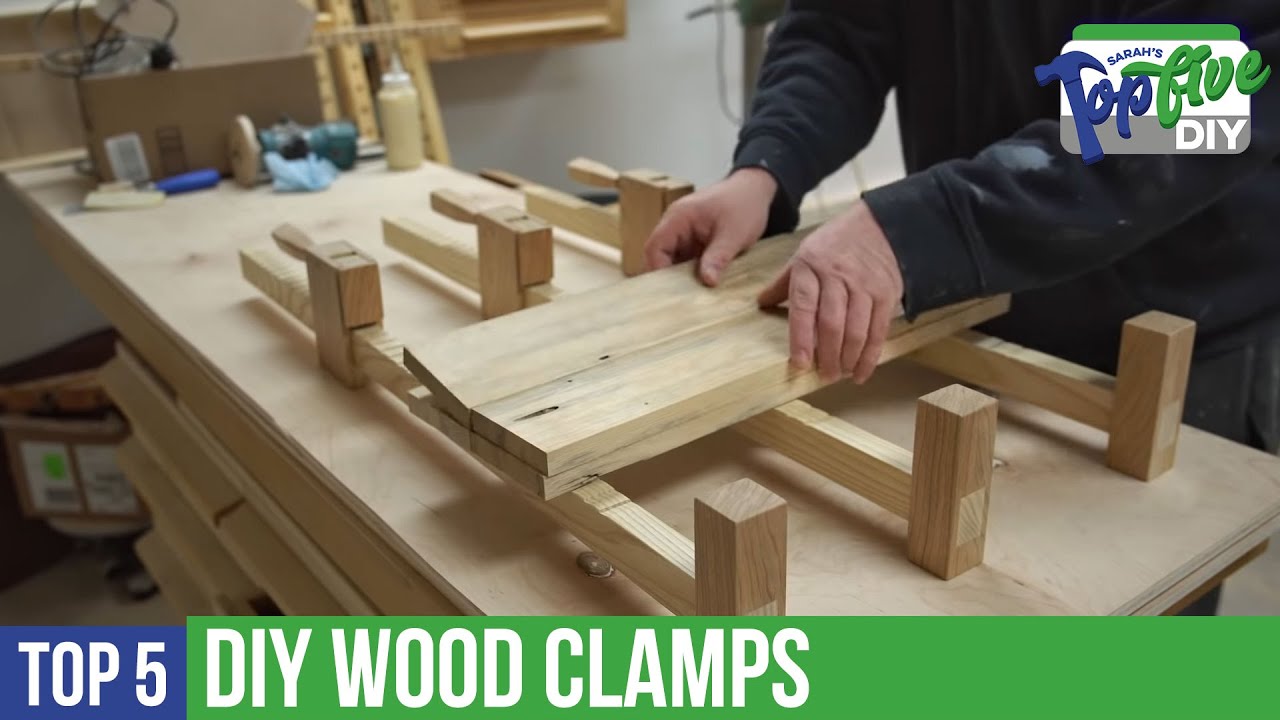Top 5 DIY Woodworking Clamps! The Best Maker Build Videos for Your Next Project!