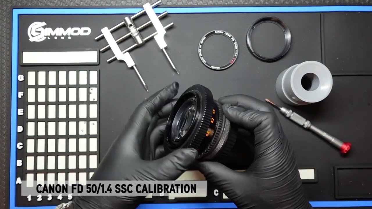HOW TO CALIBRATE INFINITY ON  CANON FD 50 F1.4 SSC