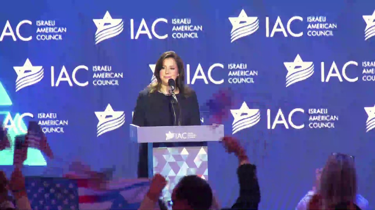 House GOP Conference Chair Elise Stefanik Addresses Israeli-American Council National Summit