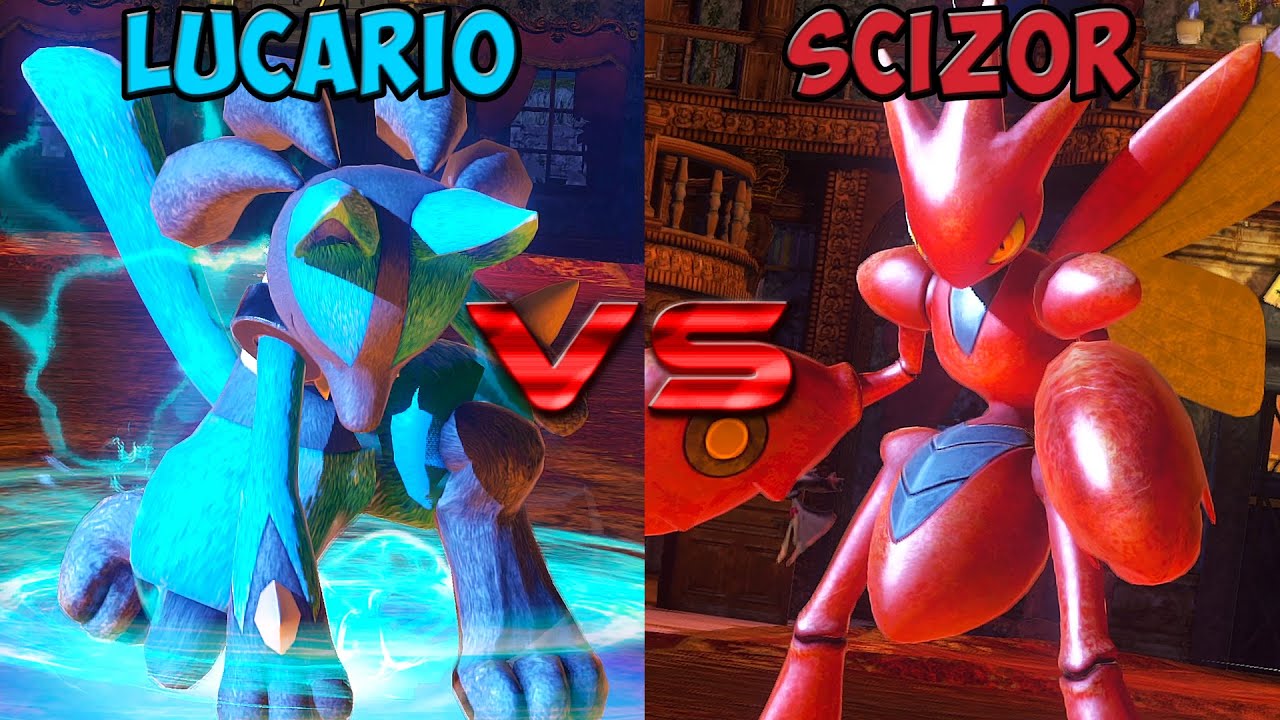 Pokken tournament DX - Lucario vs Scizor