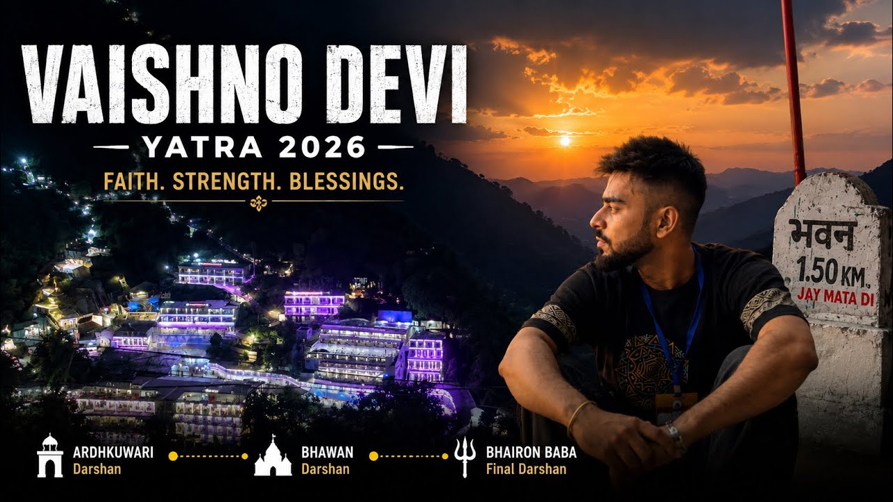 Vaishno Devi Yatra 2026 | Extreme Heat 🥵, Massive Crowd 😵 & A Divine Darshan That Changed Everything