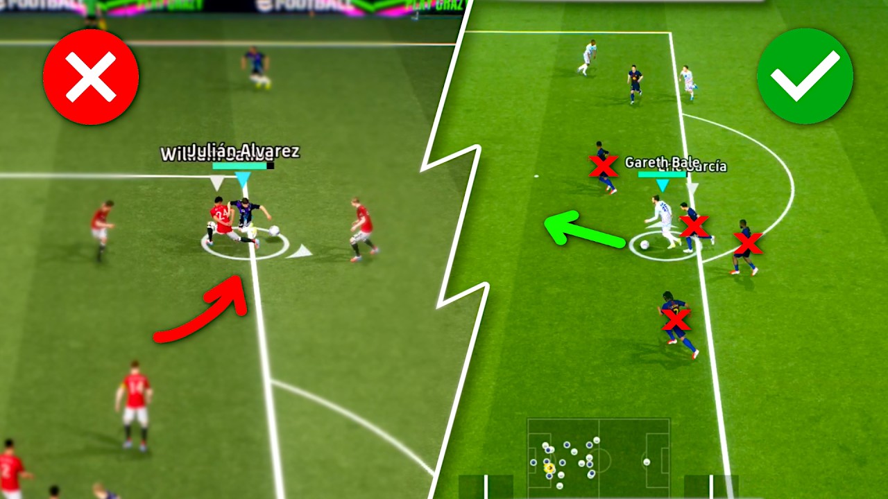 Полное руководство по дриблингу в eFootball 2026 Mobile...