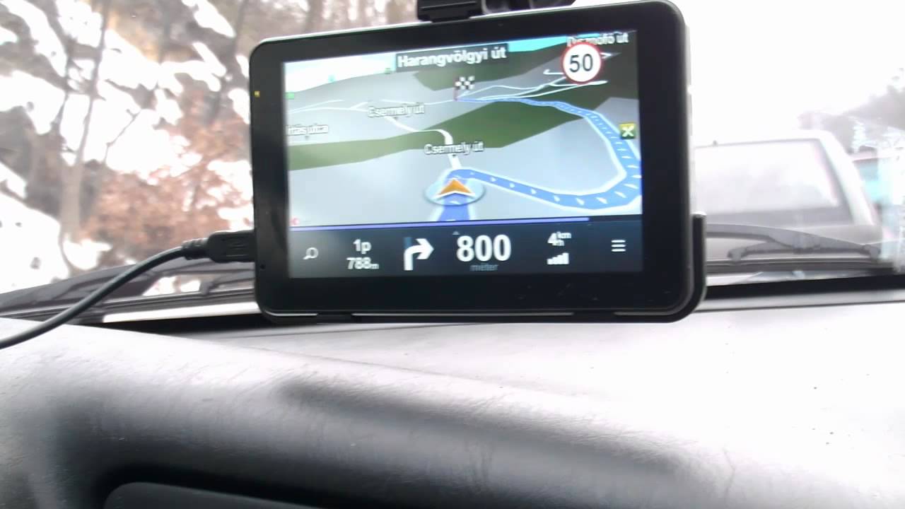WayteQ xTAB 50 GPS - prototípus működés közben