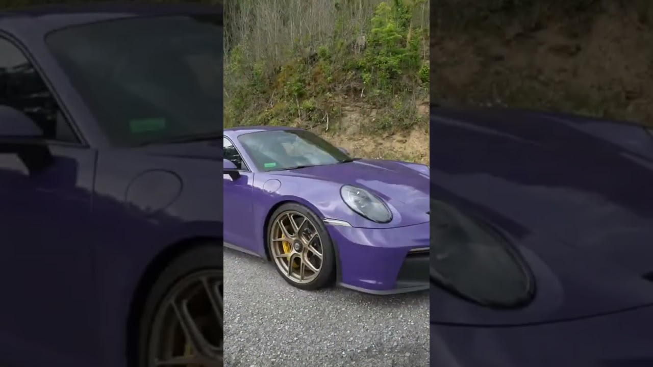 MAT ARMSTRONG VISTS THE SPOT WHERE HIS PORSCHE GT3 WAS CRASHED