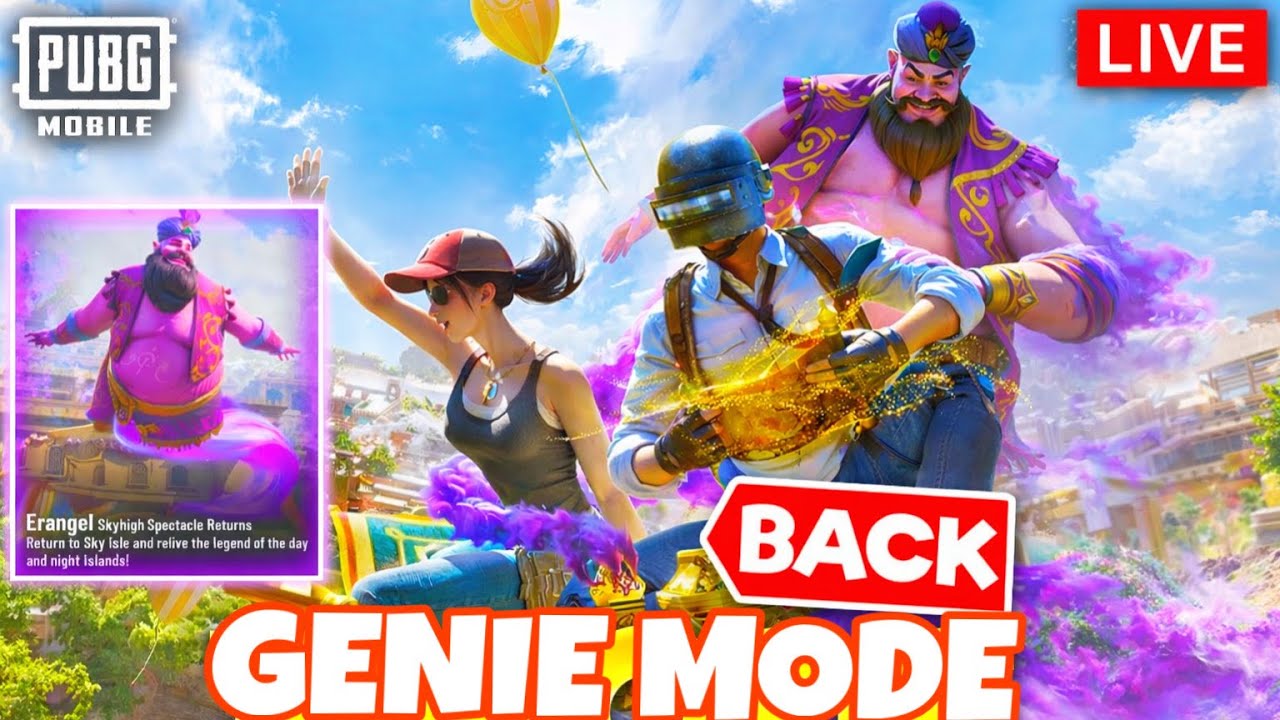 SKYHIGH SPECTACLE RETURS 😍 | ALADIN MODE IS BACK 🔥  #pubgmobilelive #bgmilive #pubglive #newupdate