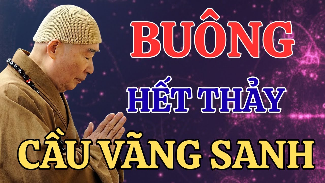 Buông Xuống Hết Thảy Để Vãng Sanh | Khai Thị Cốt Lõi Của Lão Hòa Thượng Tịnh Không. A Di Đà Phật