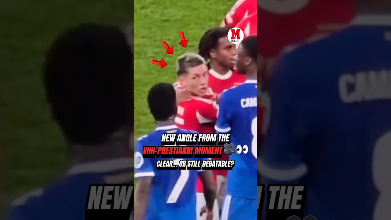 New video of the Vini&ndash;Prestianni moment just surfaced. Clear&hellip; or still debatable? ⚖️👀