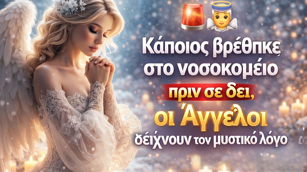 Κάποιος βρέθηκε στο νοσοκομείο πριν σε δει, οι Άγγελοι δείχνουν τον μυστικό λόγο