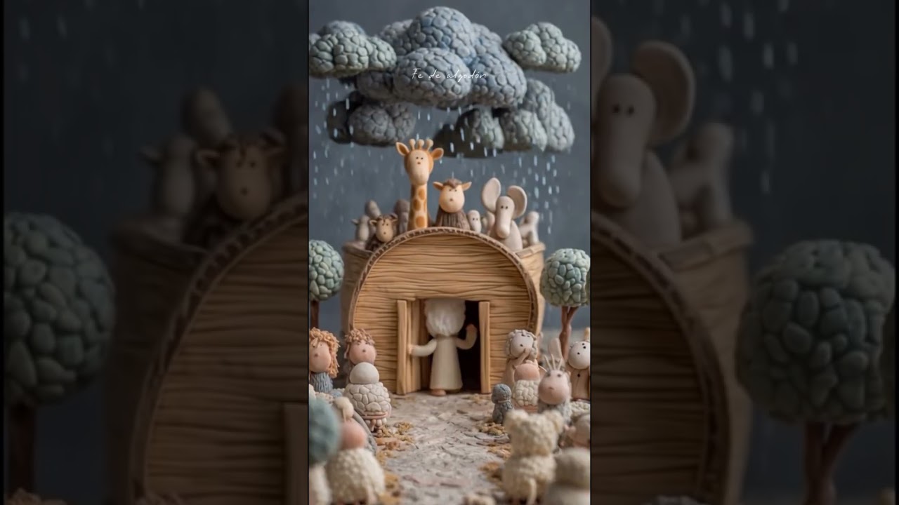 “El Arca de Noé” video animado infantil original de fe de algodón 