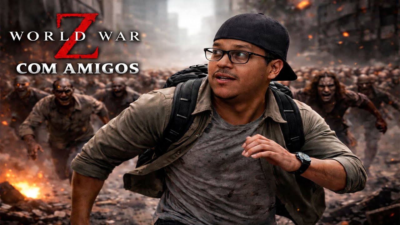 LIVE 🔴 ZUMBIS SEM FIM! World War Z com Amigos