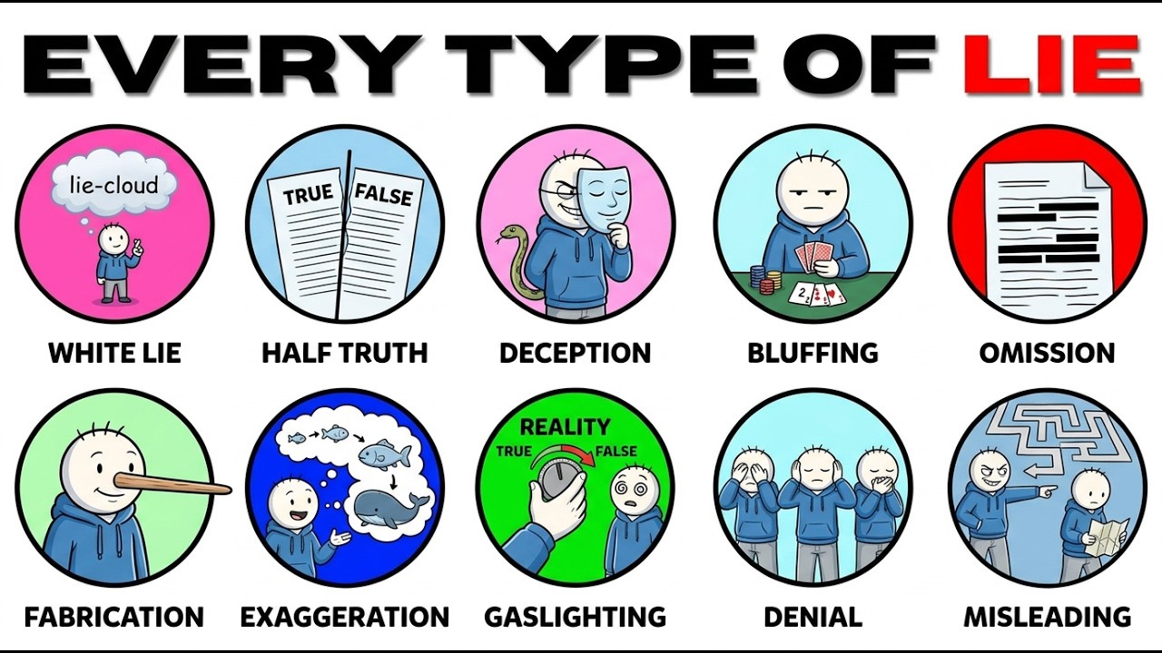Every Type of Lie & How To Spot It Explained