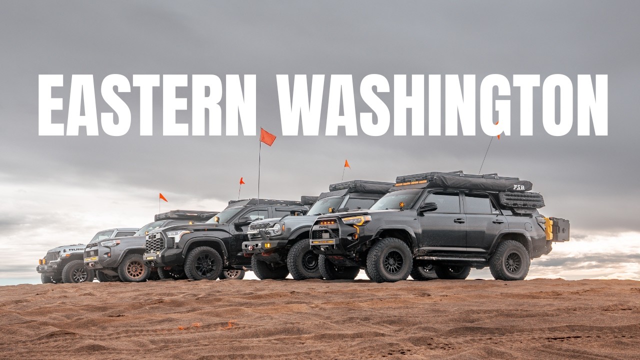 Camping in Eastern Washington #VantageWA #moseslake #overlanding #sanddunes #4runner