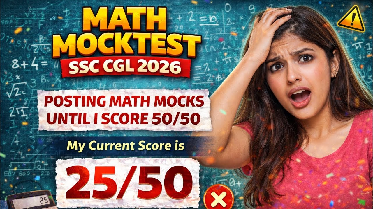 Silly Mistakes Ne Duba Diya 😭 25/50 | SSC CGL 2026 #sscpreparation #cgl #terget 