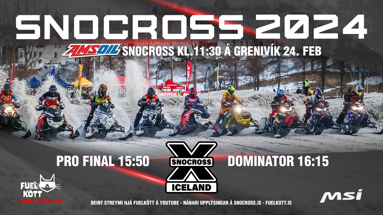 AMSOIL SNOCROSS GRENIVÍK 24. FEB 2024