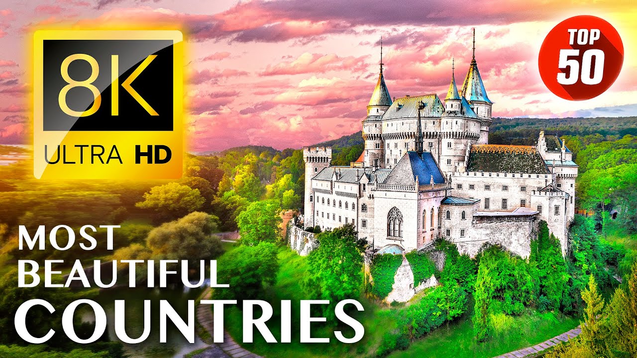 ТОП 50 • Самые красивые страны мира. 8K ULTRA HD - Советы путешественникам и туристические места