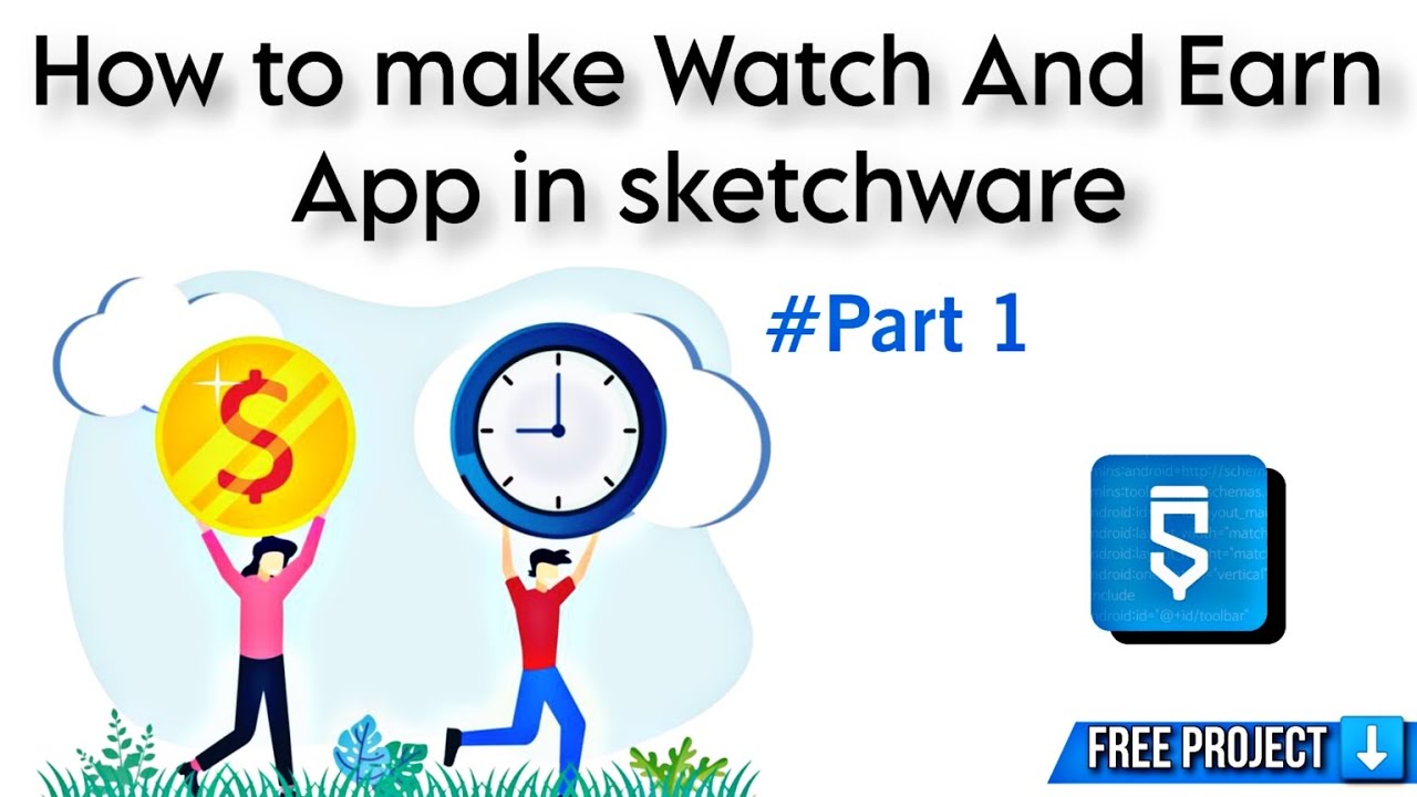 How to make watch and earn app in sketchware | earning app in sketchware | #sketchware | HkAppsTech