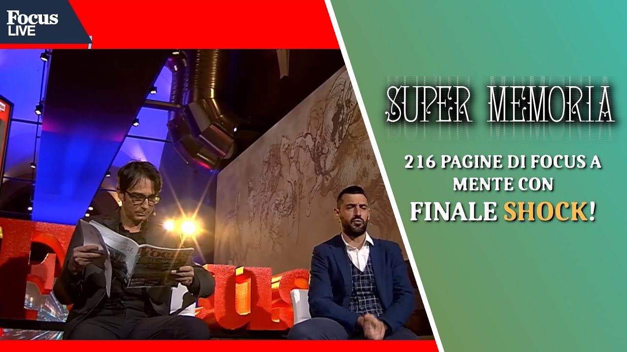 Super Memoria: 216 pagine di Focus a mente con finale shock!